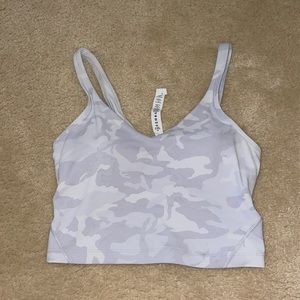 Lululemon align tank Incognito camo alpine white